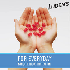 Luden's Sugar Free Wild Cherry Throat Drops 25 Count