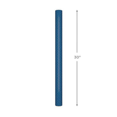 Hallmark Ejr1297 Navy/White Dots Reversible Wrapping Paper Roll, 25 Sq. ft.