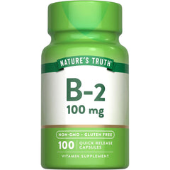 Nature's Truth Vitamin B- 2, 100 mg, 100 Tabs