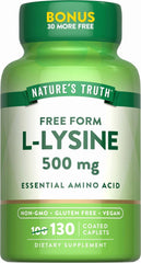 Nature's Truth L Lysine 500mg 130 Caplets