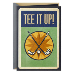 Hallmark Father's Day Card, You're Way Above par Father's Day Card