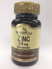 Windmill Zinc Gluconate 50 Mg - 100 Tablets
