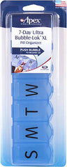 Apex 7 Day Ultra Bubble-Lok Pill Organizer XL