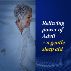 Advil PM Ibuprofen/Pain Reliever/Nighttime Sleep-Aid, Coated Caplets - 40 count