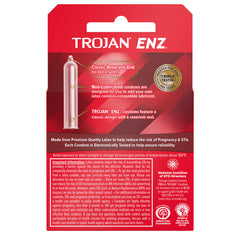 Trojan Enz Non-Lubricated Condoms - 3 Pack
