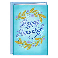 Hallmark Hanukkah Card, Love, Light and Happiness Hanukkah Card