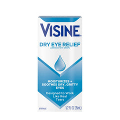 Visine Dry Eye Relief Lubricant Eye Drops - 0.5 fl oz bottle
