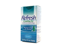 Refresh Contacts Contact Lens Comfort Moisture Drops - 0.40 oz bottle