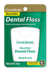 Good Sense Waxed Mint Dental Floss 100yd Case Pack 36
