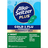 Alka-Seltzer Plus Powermax Cold & Flu Night Liquid Gels