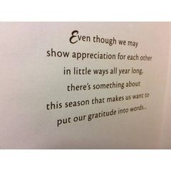 You're A Blessing Cornucopia Thanksgiving Card for Parents