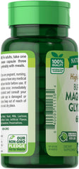 Nature's Truth Magnesium Glycinate, 665 mg, Quick Release Capsules - 60