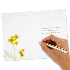 Hallmark Sympathy Card (Comfort in Love and Memories)
