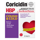 Coricidin HBP Cough & Cold 16 Tablets