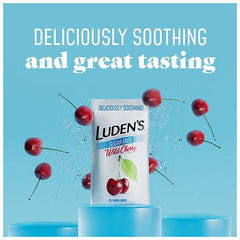Luden's Sugar Free Wild Cherry Throat Drops 25 Count