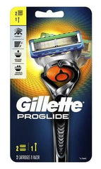 Gillette Proglide Men's Razor Handle + 2 Blade Refill
