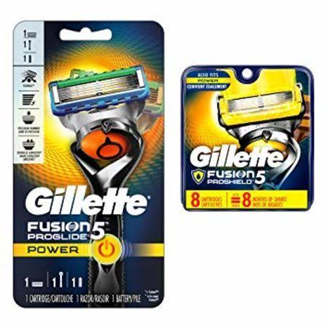 Gillette Proglide Men's Razor Handle + 2 Blade Refill