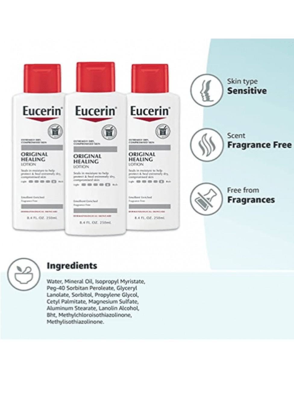 Eucerin Original Healing Lotion 8.4 oz