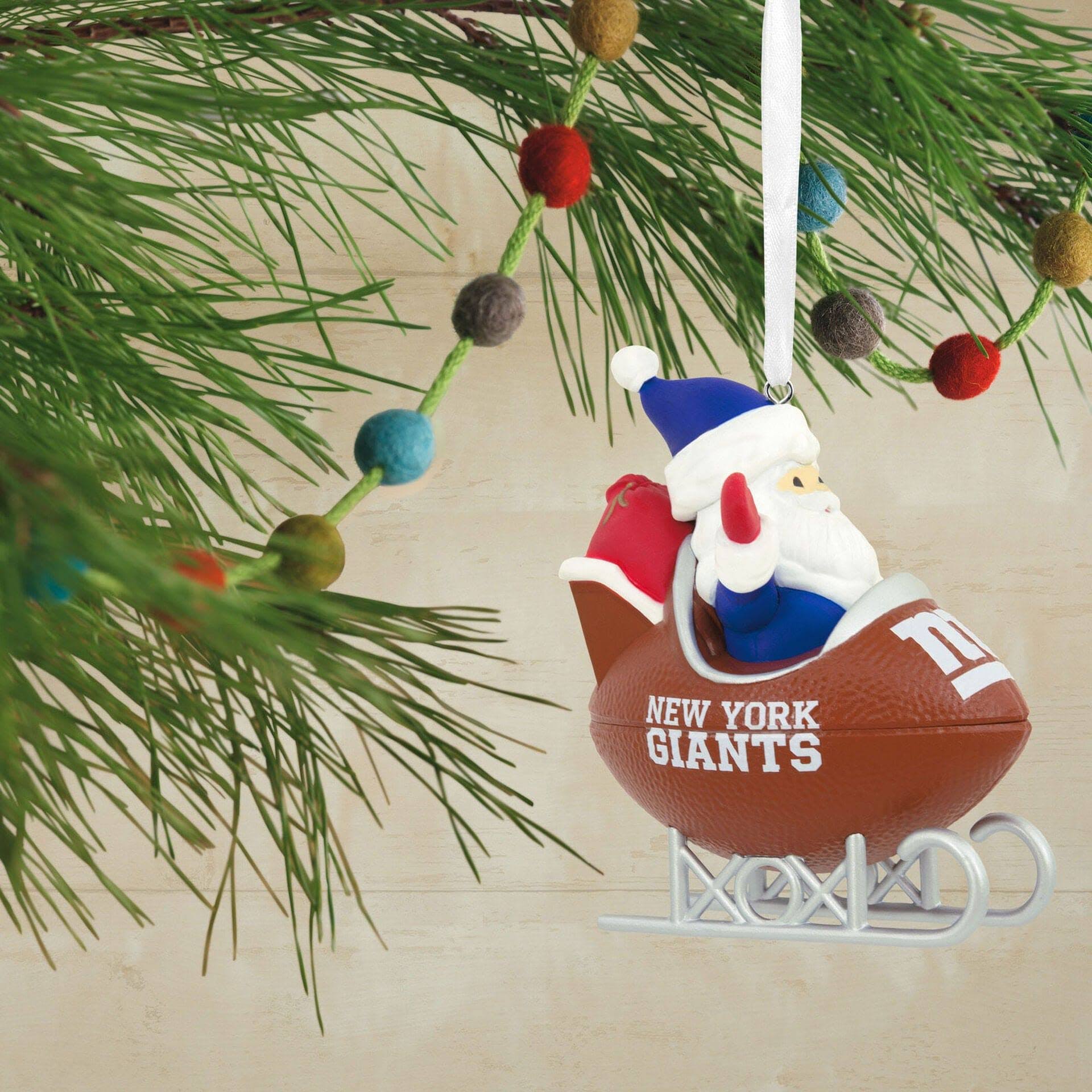 Hallmark New York Giants Sled Ornament