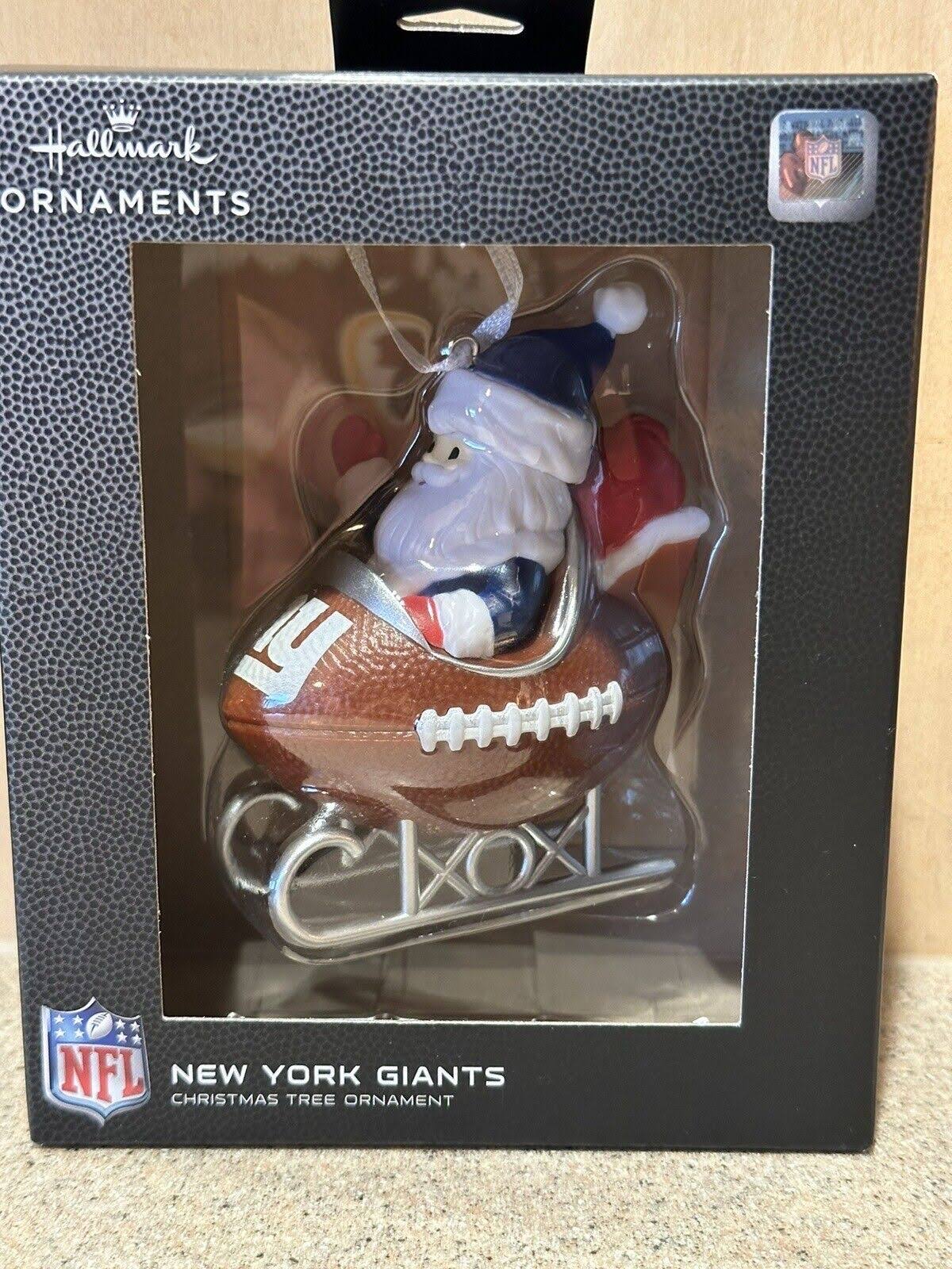 Hallmark New York Giants Sled Ornament