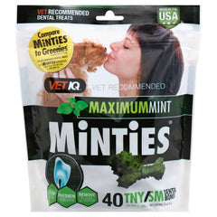 VetIQ Tiny & Small Minties Dog Dental Bone Chew - 40 Ct