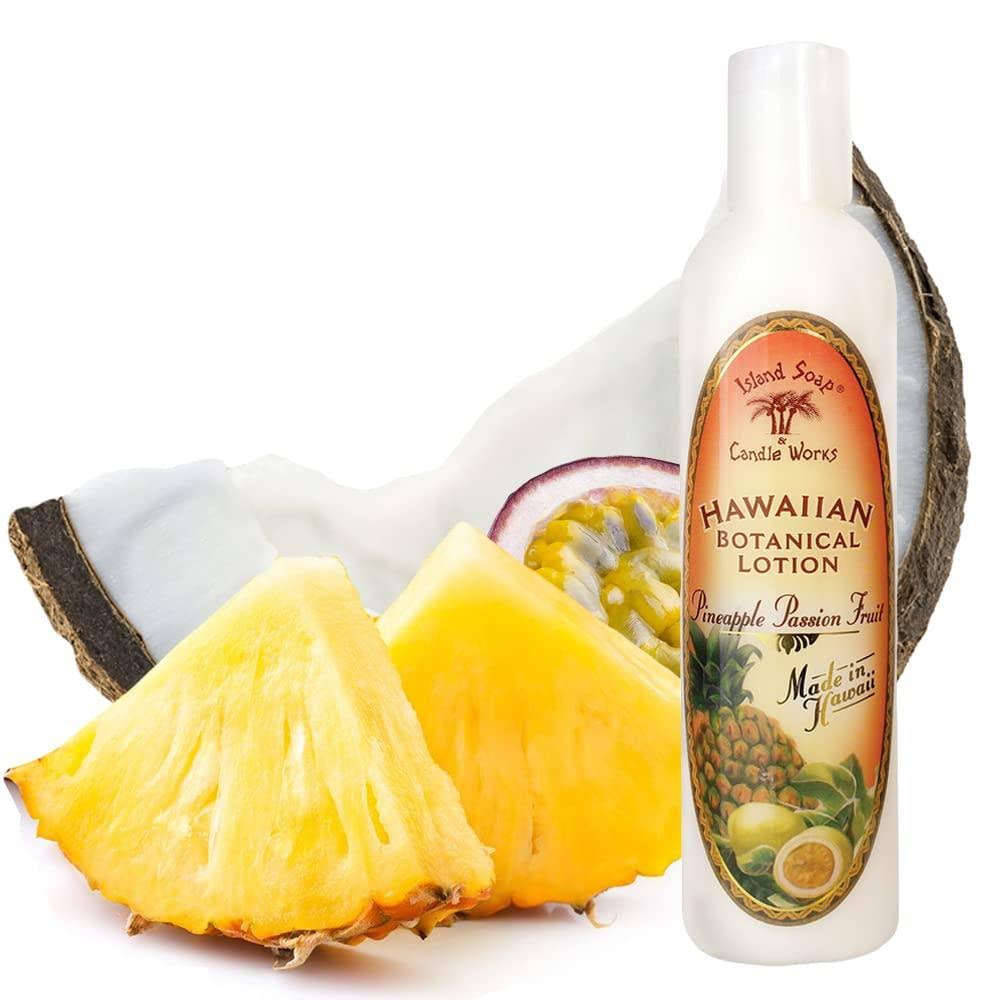 Island Soap & Candle Works Botanical Lotion 8.5 oz - Pineapple Passion Fruit