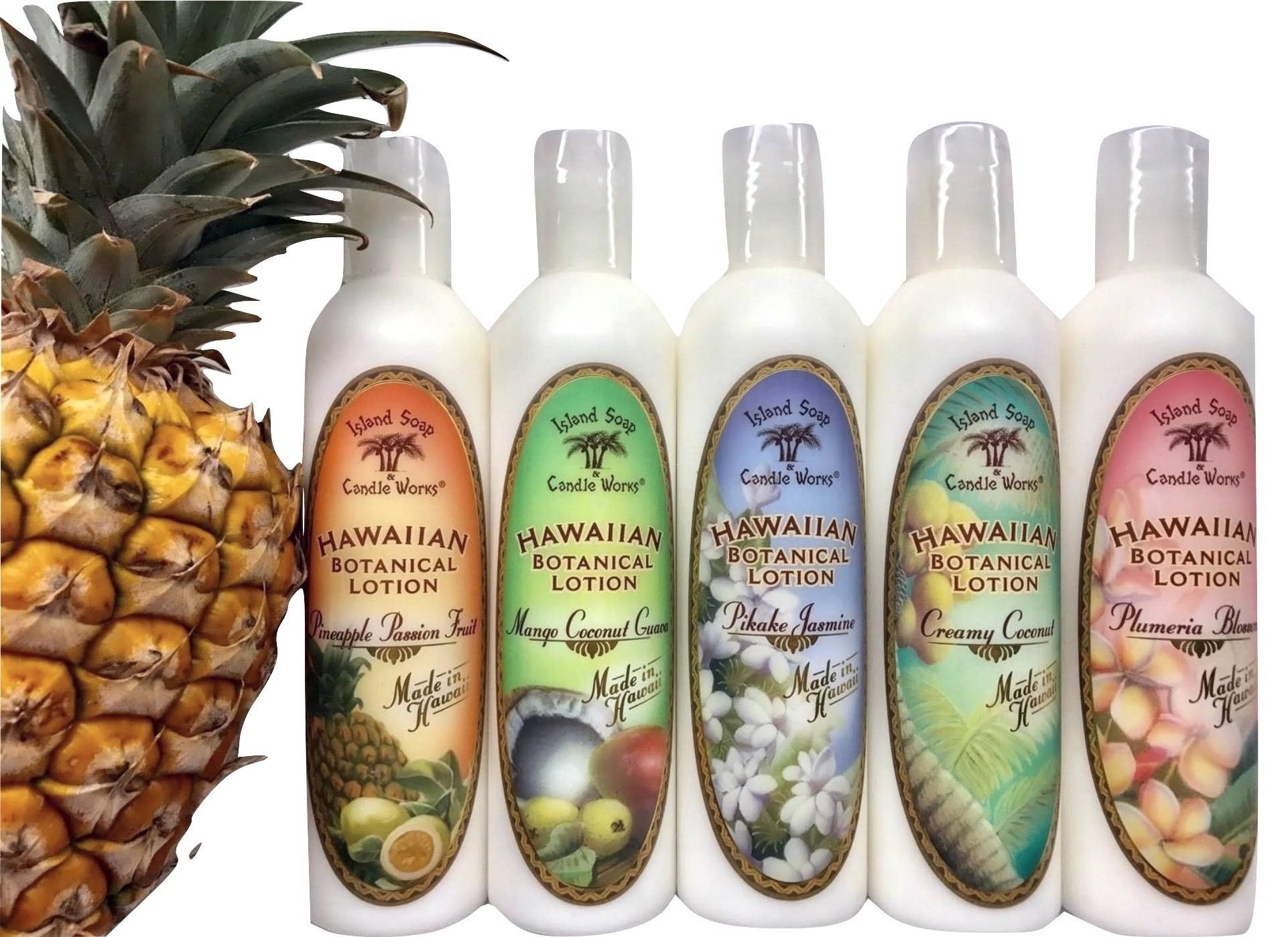 Island Soap & Candle Works Botanical Lotion 8.5 oz - Pineapple Passion Fruit