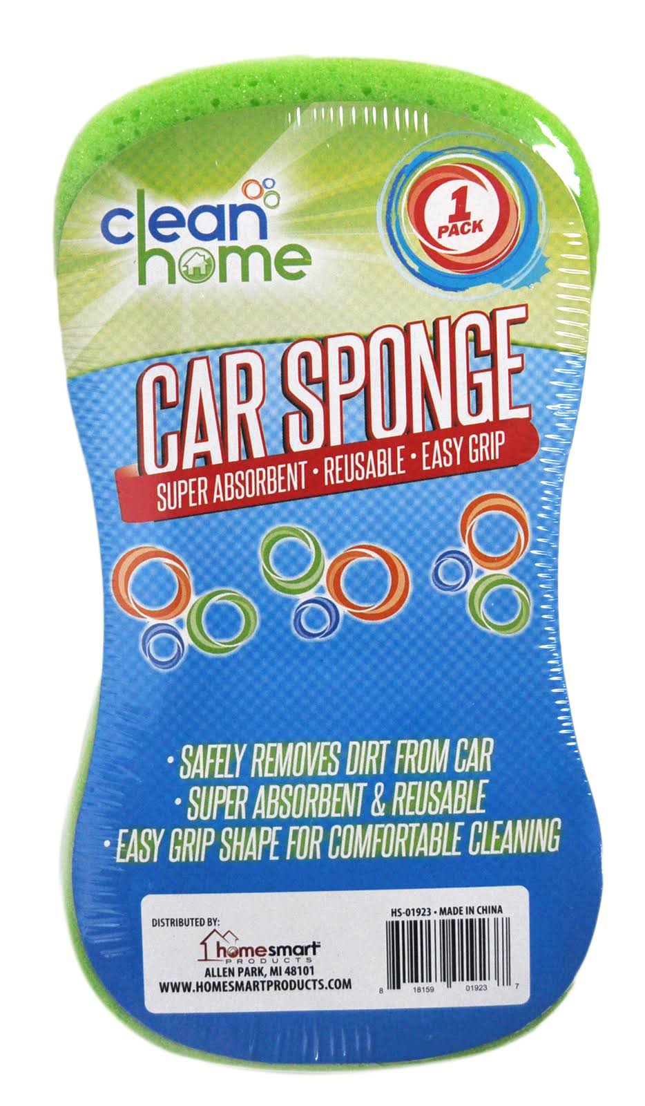 Home Smart Clean Home Car Sponge