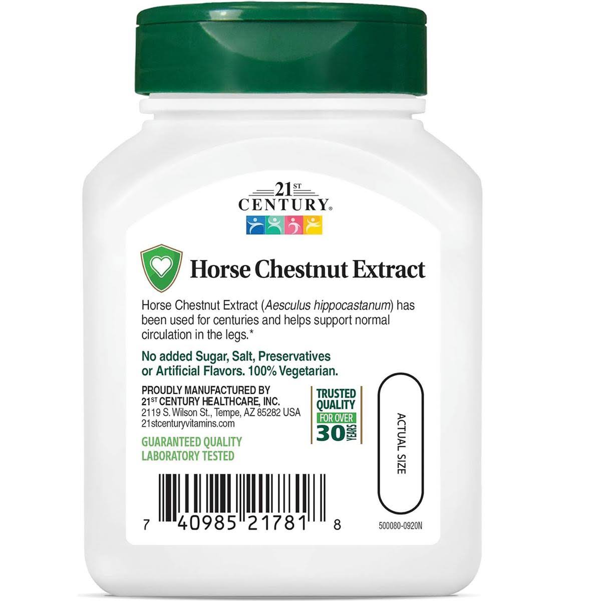 21st Century Horse Chestnut Extract, 60 Vegetarian Capsules