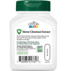 21st Century Horse Chestnut Extract, 60 Vegetarian Capsules