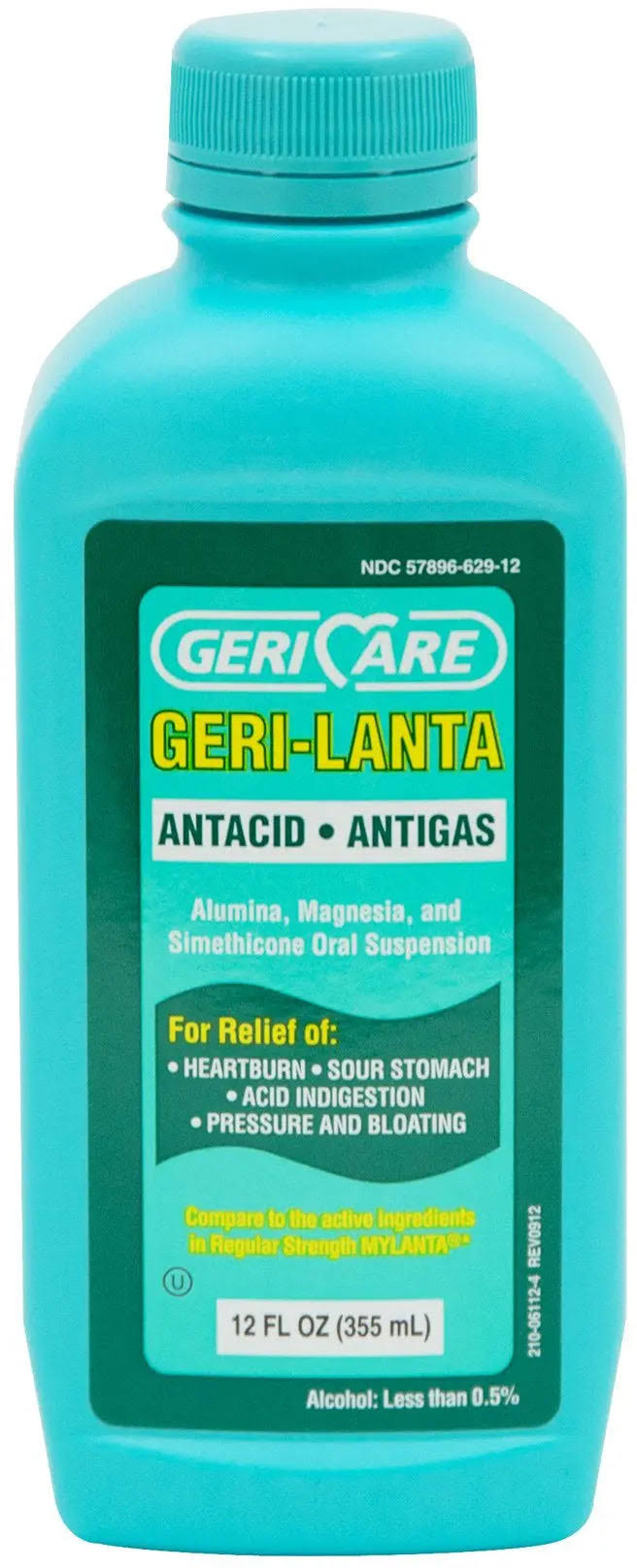 Geri-Care Geri-Lanta Antacid & Antigas Liquid - 12 fl oz