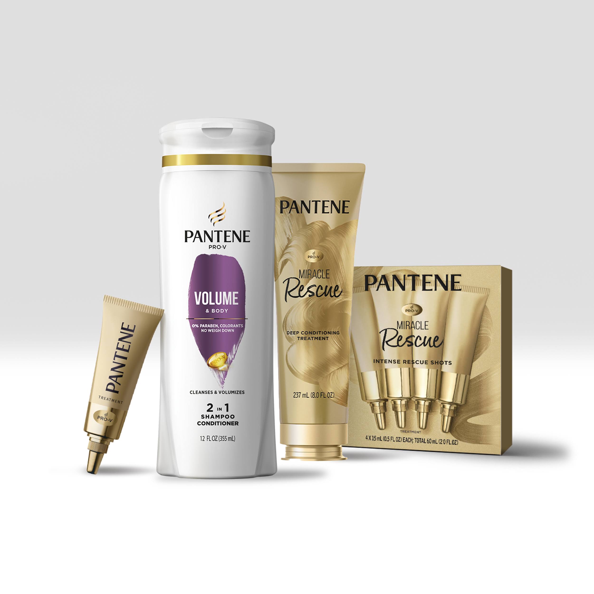 Pantene Pro-V Volume & Body 2 in 1 Shampoo + Conditioner 12 oz