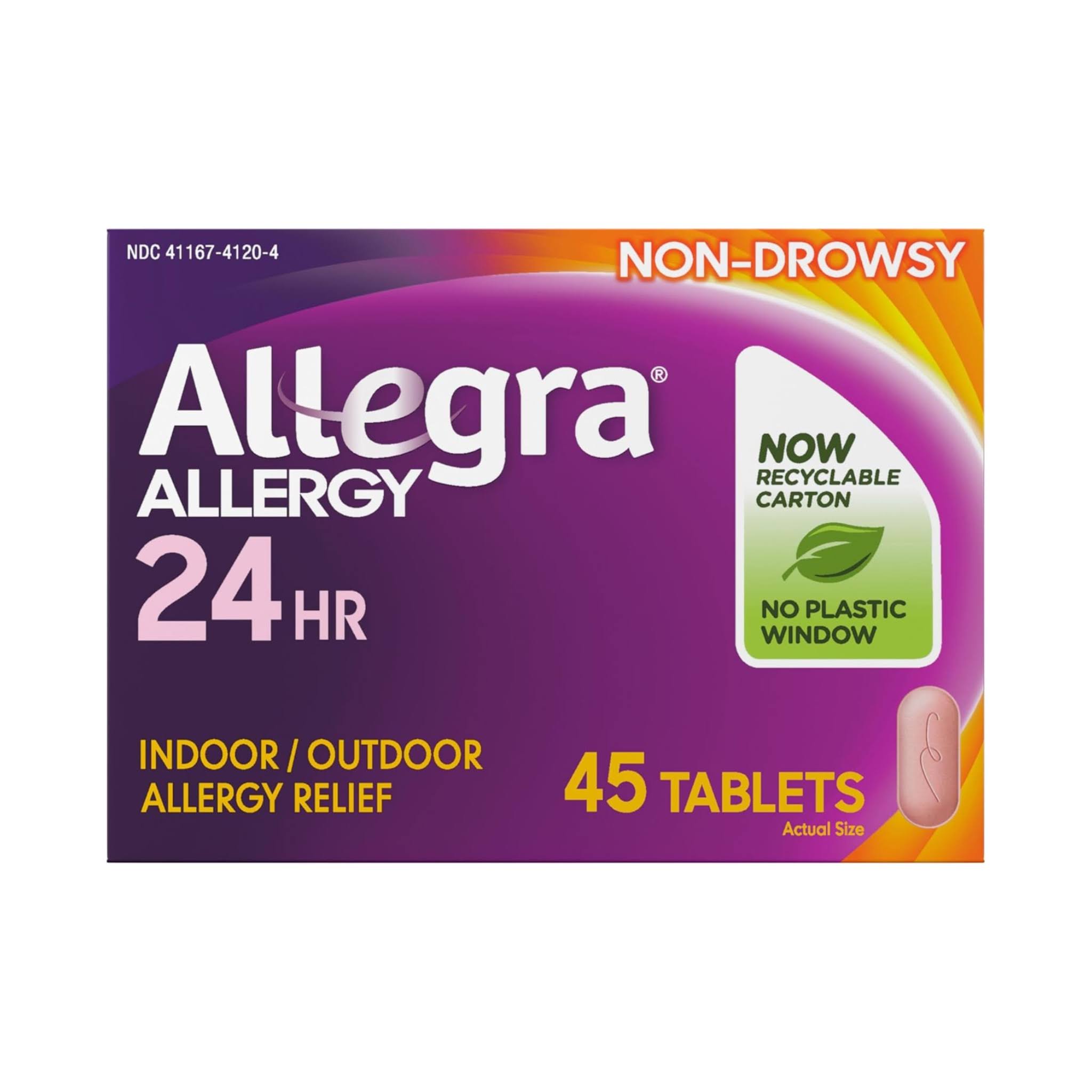 Allegra Adult 24 Hour Allergy - 45 Tablets