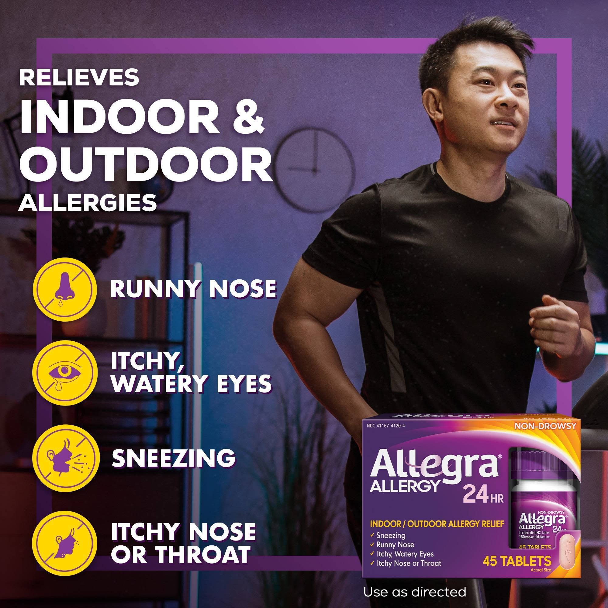 Allegra Adult 24 Hour Allergy - 45 Tablets