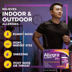 Allegra Adult 24 Hour Allergy - 45 Tablets