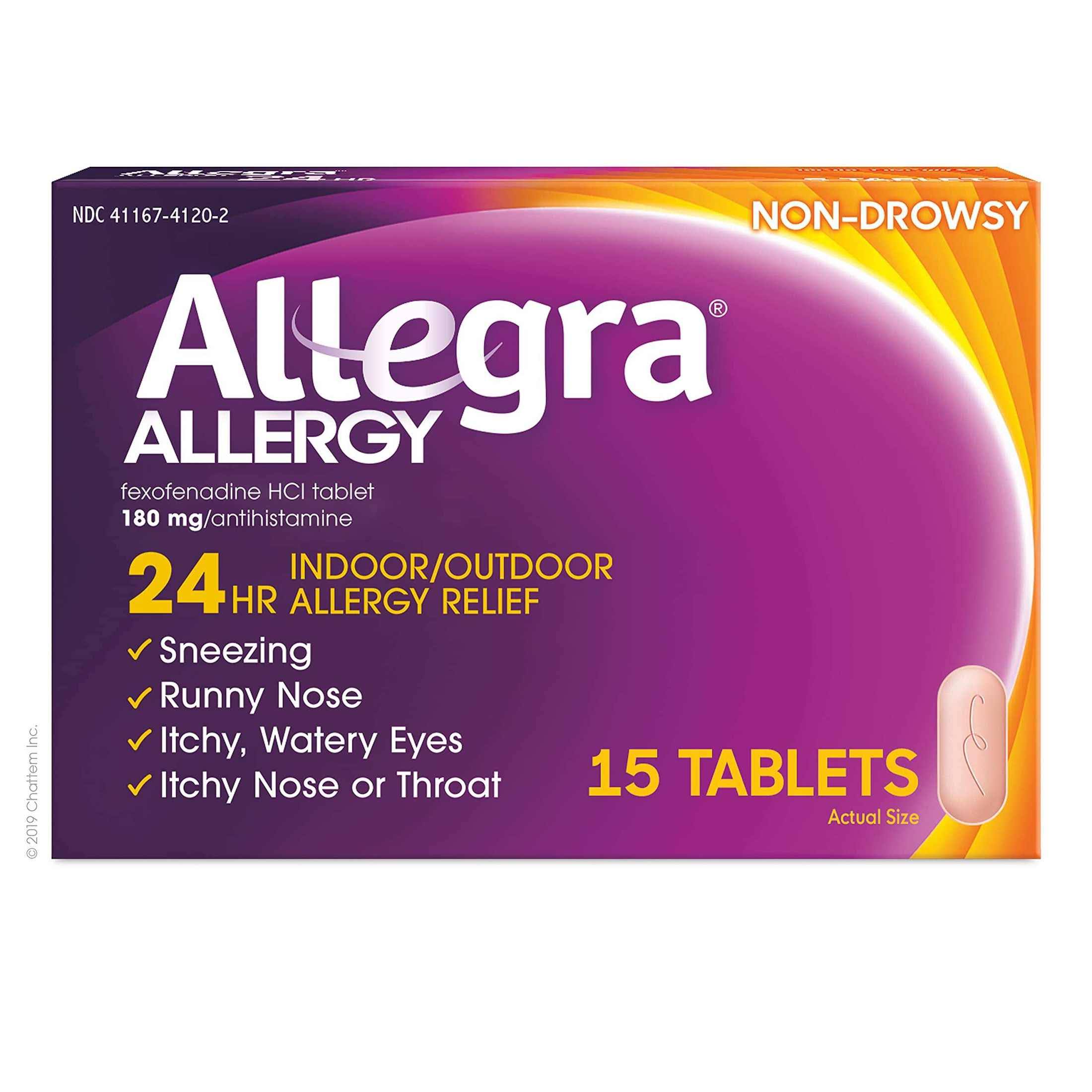 Allegra Adult 24 Hour Allergy - 45 Tablets