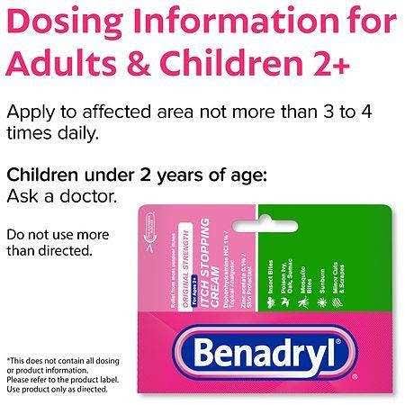 Benadryl Itch Stopping Cream Original Strength - 1 oz