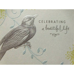 Hallmark Sympathy Card, Celebrating A Beautiful Life Sympathy Card