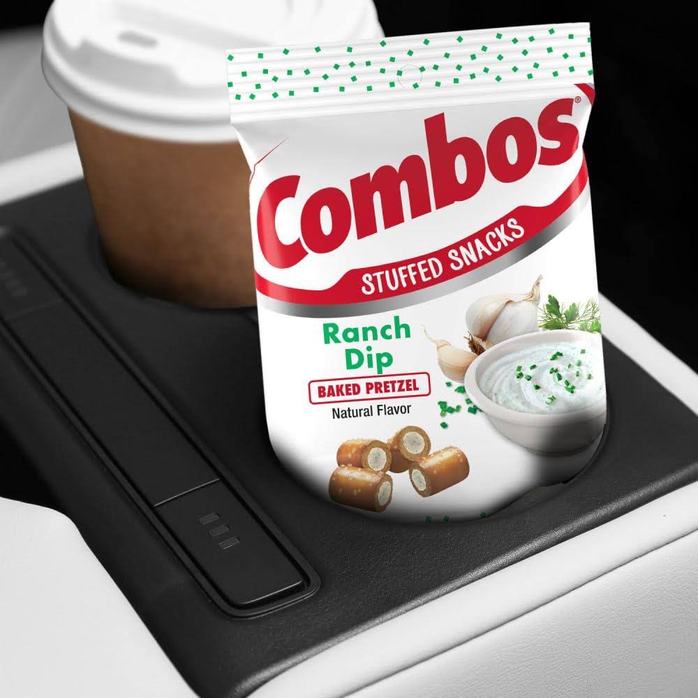 Combos Ranch Dip Baked Pretzel Stuffed Snacks 6.3oz