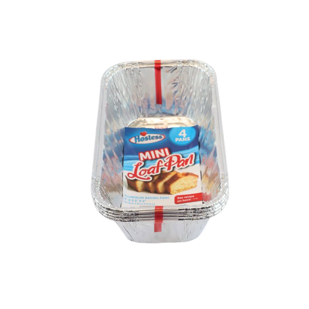 Hostess Aluminum Loaf Pan 4pk