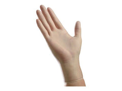 Ambitex Vinyl Powder-Free Gloves, Large, Box of 100
