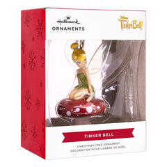 Tinkerbell On Mushroom Ornament