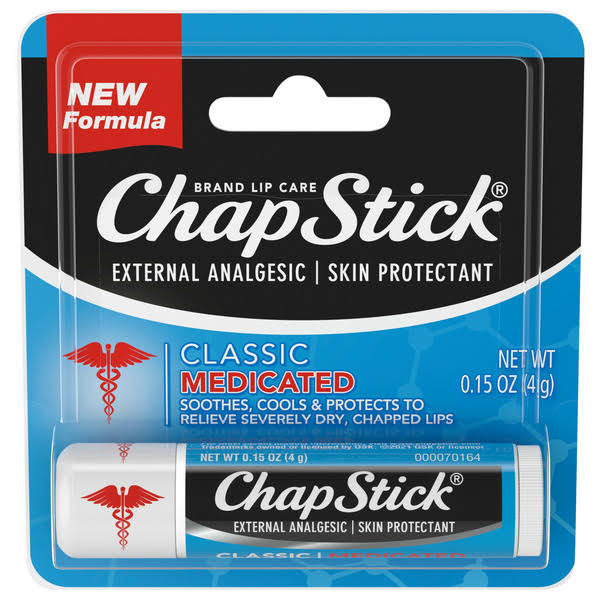Chapstick Classic Medicated Lip Balm Tube - 0.15 oz