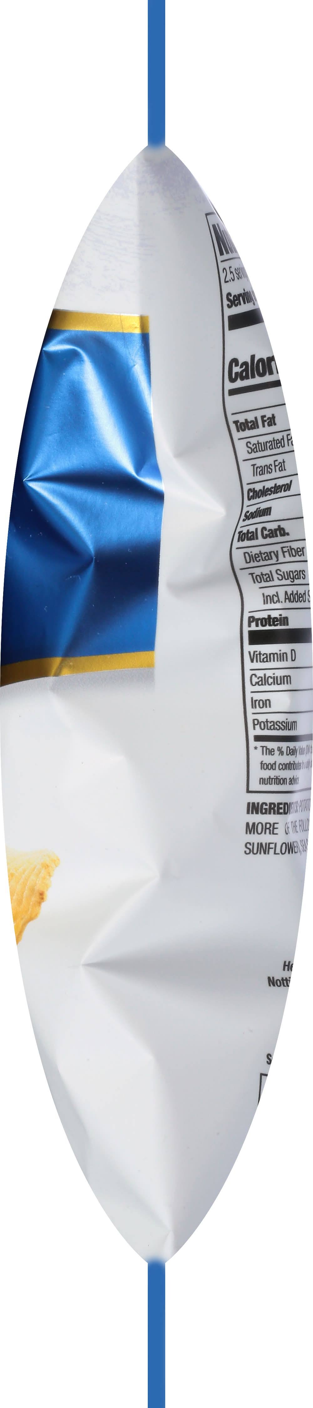 Herr's Kettle Cooked Classic Lattice Cut with Sea Salt Potato Chips, 2.5 oz