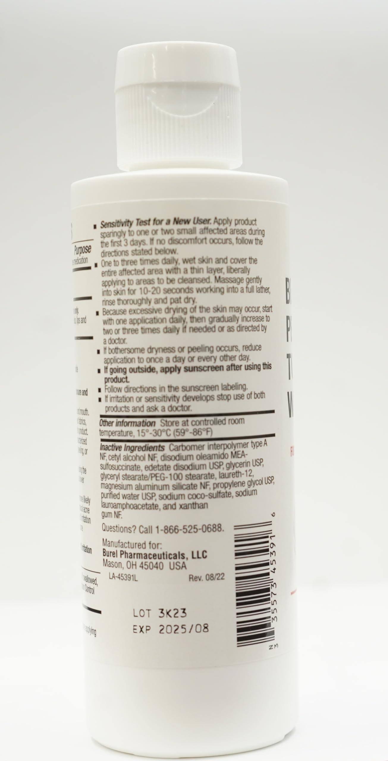 Benzoyl Peroxide 5% Topical Wash 5 oz by Burelpharma