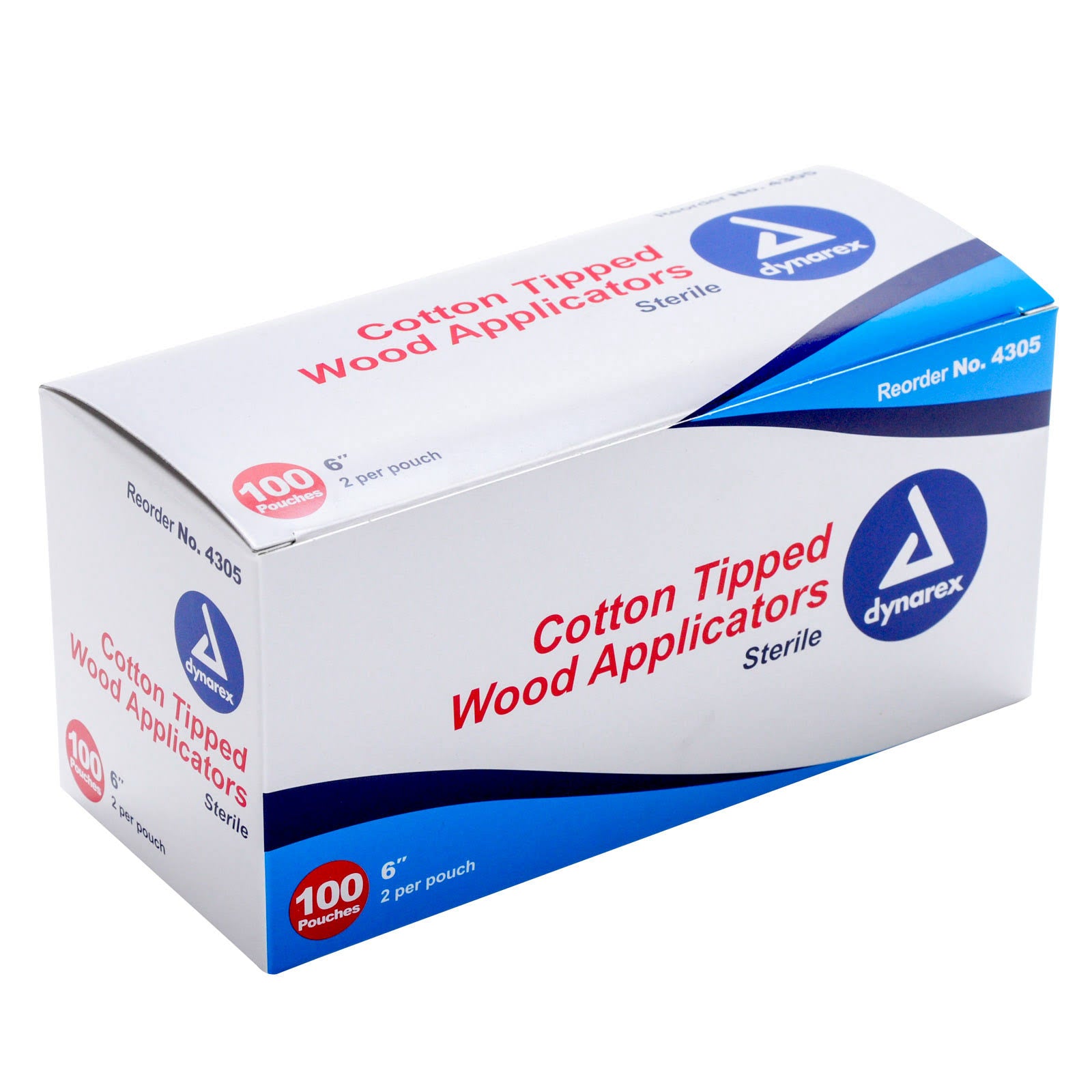 Cotton Tipped Applicator - Sterile 6 inch - 200 per Box