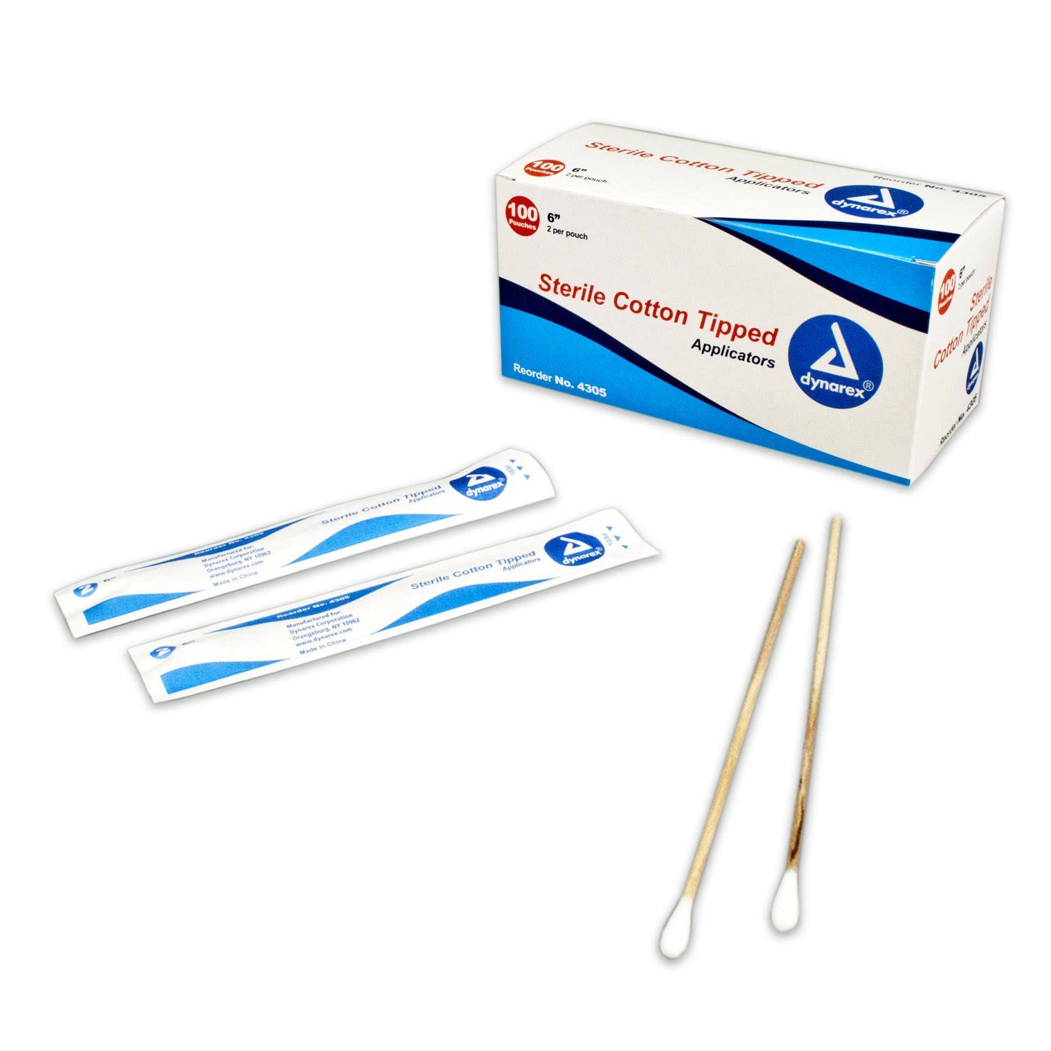 Cotton Tipped Applicator - Sterile 6 inch - 200 per Box