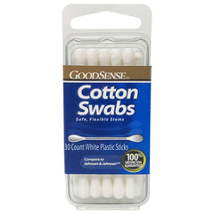 Goodsense Cotton Swabs (Plastic) Trial Size 30 Ct Case Pack 96