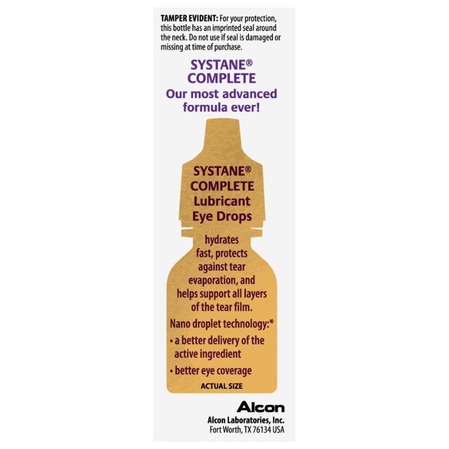 Systane Complete Eye Drops Eye Drops, 10 Ml
