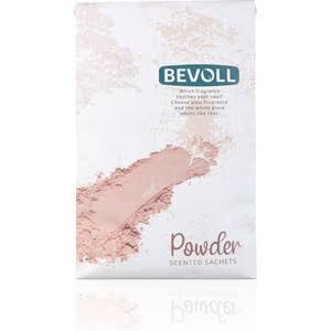 Bulk AC291 Bevoll Powder Scented Hanging Sachet 12 Sachet Display
